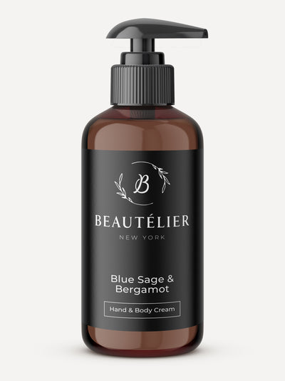 Hand Cream Blue Sage & Bergamot_8 fl.oz - BEAUTÉLIER