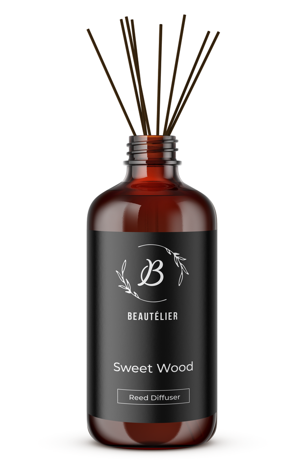 Reed Diffuser Sweet Wood 8 fl. oz - BEAUTÉLIER